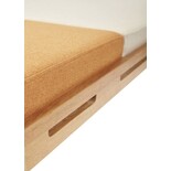 Hubsch Dagbed inclusief kussens - beige/oranje