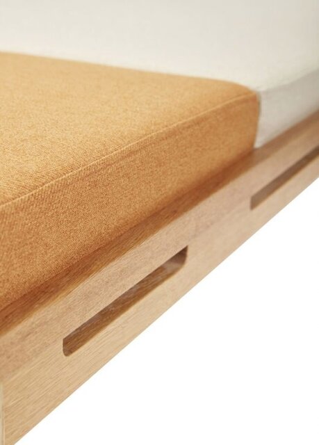 Hubsch Daybed including pillows - beige / orange Hubsch Daybed including pillows - beige / orange