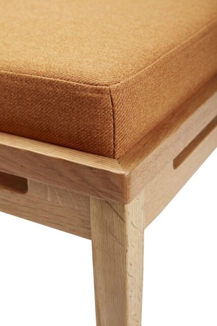 Hubsch Lit de repos avec oreillers - beige / orange Hubsch Lit de repos avec oreillers - beige / orange