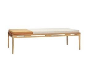 Hubsch Dormeuse con cuscini - beige / arancione Hubsch Dormeuse con cuscini - beige / arancione