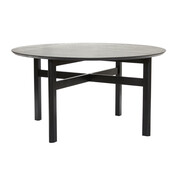 Hubsch Dining table oak round - black Hubsch Dining table oak round - black