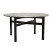 Hubsch Eettafel eikenhout rond - zwart Hubsch Eettafel eikenhout rond - zwart