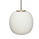 Hubsch Hanglamp glas - wit/messing ø32cm Hubsch Hanglamp glas - wit/messing ø32cm