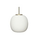 Hubsch Hanglamp glas - wit/messing ø32cm Hubsch Hanglamp glas - wit/messing ø32cm