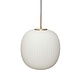 Hubsch Hängelampenglas - Weiß / Messing ø42cm Hubsch Hängelampenglas - Weiß / Messing ø42cm