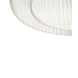 Hubsch Hanging lamp glass / metal - clear / nickel