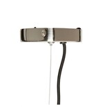 Hubsch Lampada a sospensione vetro / metallo - trasparente / nichel Hubsch Lampada a sospensione vetro / metallo - trasparente / nichel