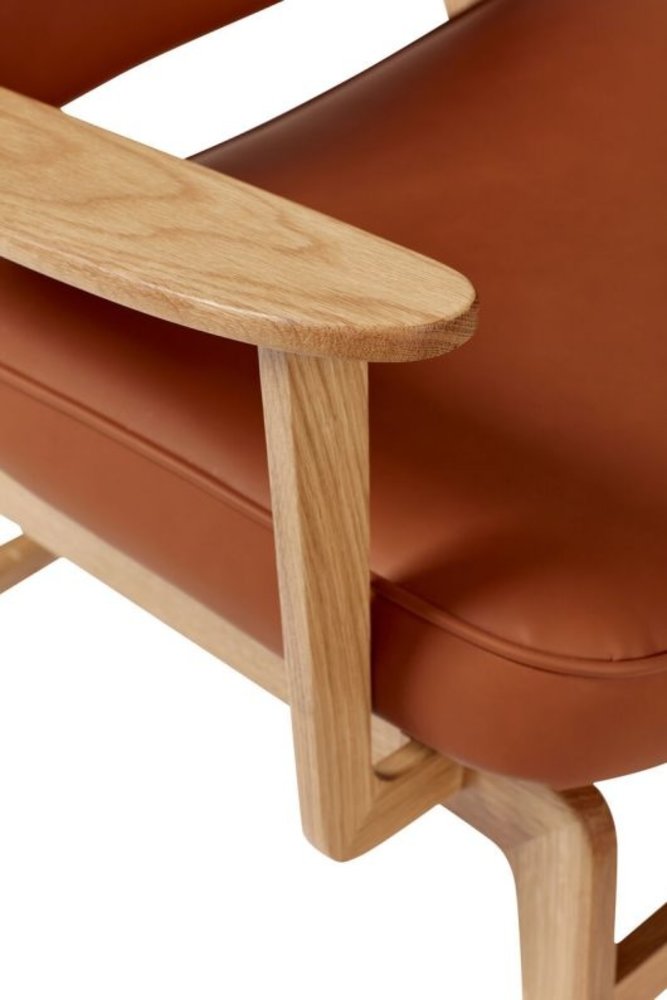 Hubsch Haze Lounge chair - natural/brown - 021125 Hubsch Haze Lounge chair - natural/brown - 021125