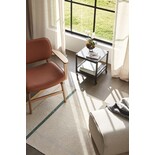 Hubsch Haze Lounge stol - natur/brun - 021125