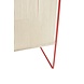 Hubsch Tijdschrifthouder - naturel/rood Hubsch Tijdschrifthouder - naturel/rood