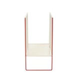 Hubsch Magazine holder - natural / red Hubsch Magazine holder - natural / red