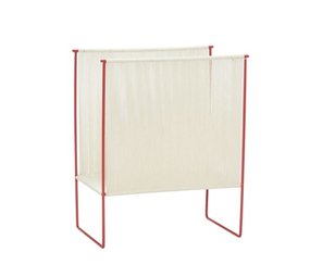 Hubsch Porte-revues - naturel / rouge Hubsch Porte-revues - naturel / rouge