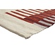 Hubsch Vloerkleed polyester - beige/rood/grijs Hubsch Vloerkleed polyester - beige/rood/grijs