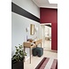 Hubsch Vloerkleed polyester - beige/rood/grijs Hubsch Vloerkleed polyester - beige/rood/grijs