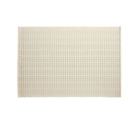 Hubsch Tapis coton - blanc / gris