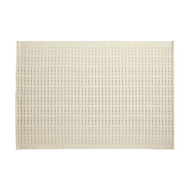 Hubsch Rug cotton - white / gray Hubsch Rug cotton - white / gray
