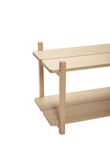 Hubsch Mobile con 2 ripiani rovere - naturale