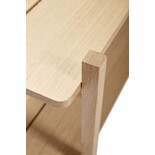 Hubsch Kast met 2 planken eikenhout - naturel Hubsch Kast met 2 planken eikenhout - naturel