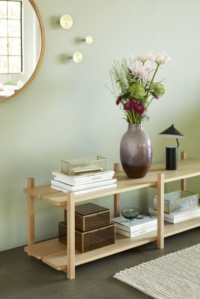 Hubsch Skab med 2 hylder eg - naturlig Hubsch Skab med 2 hylder eg - naturlig