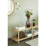 Hubsch Cabinet with 2 shelves oak - natural