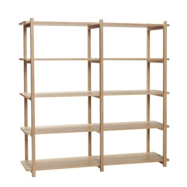 Hubsch Mobile con 5 ripiani rovere - naturale