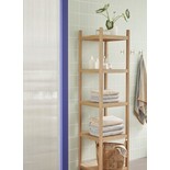 Hubsch Skab med 5 hylder - 45x45xh180cm