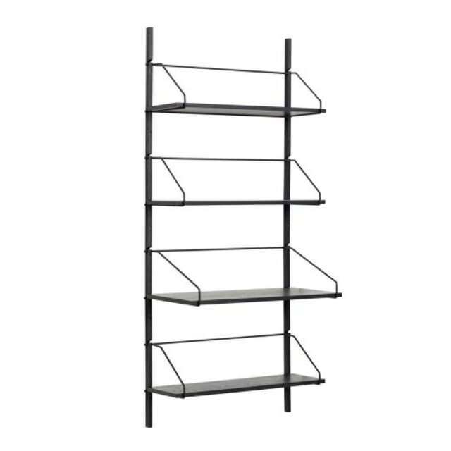 Hubsch Wall shelf - black Hubsch Wall shelf - black