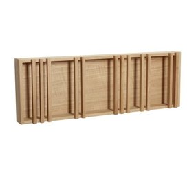 Hubsch Support mural en bois - naturel Hubsch Support mural en bois - naturel