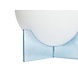 Hubsch Tafellamp glas - opal/blauw Hubsch Tafellamp glas - opal/blauw