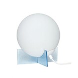 Hubsch Lampada da tavolo in vetro - opale / blu