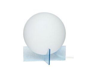 Hubsch Table lamp glass - opal / blue