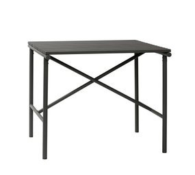 Hubsch Tavolo da esterno in metallo - nero 90x90xh76cm Hubsch Tavolo da esterno in metallo - nero 90x90xh76cm