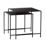 Hubsch Salontafel metaal - set van 2 stuks Hubsch Salontafel metaal - set van 2 stuks