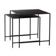 Hubsch Salontafel metaal - set van 2 stuks Hubsch Salontafel metaal - set van 2 stuks