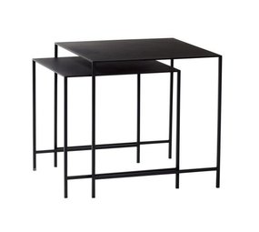 Hubsch Salontafel metaal - set van 2 stuks