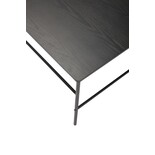 Hubsch Mesa de centro madera / metal - negro