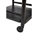 Hubsch Trolley hout - zwart Hubsch Trolley hout - zwart