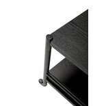 Hubsch Carrello legno - nero