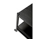 Hubsch Trolley hout - zwart Hubsch Trolley hout - zwart