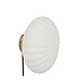 Hubsch Wandlamp metaal/glas - messing/opal Hubsch Wandlamp metaal/glas - messing/opal