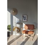 Hubsch Wandlamp textiel metaal - zand/messing Hubsch Wandlamp textiel metaal - zand/messing