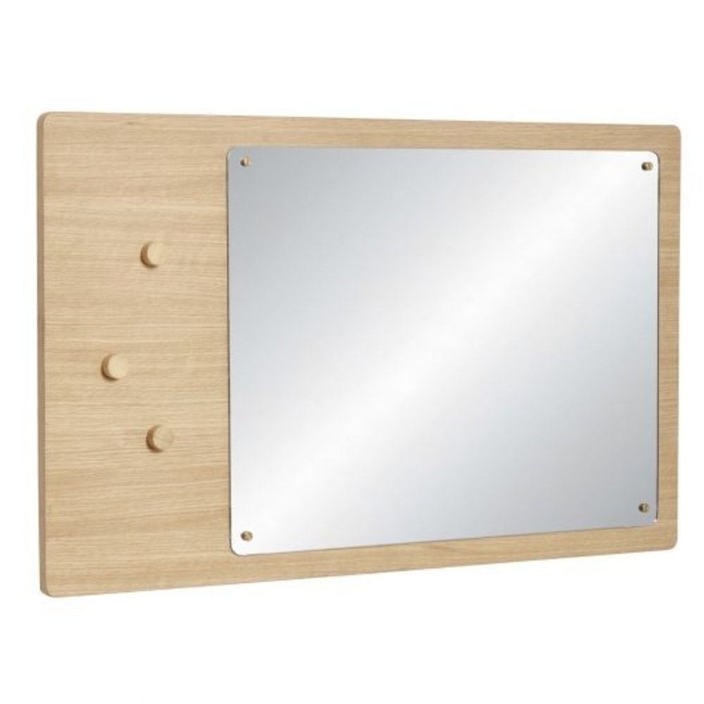 Hubsch Wall mirror with notice board