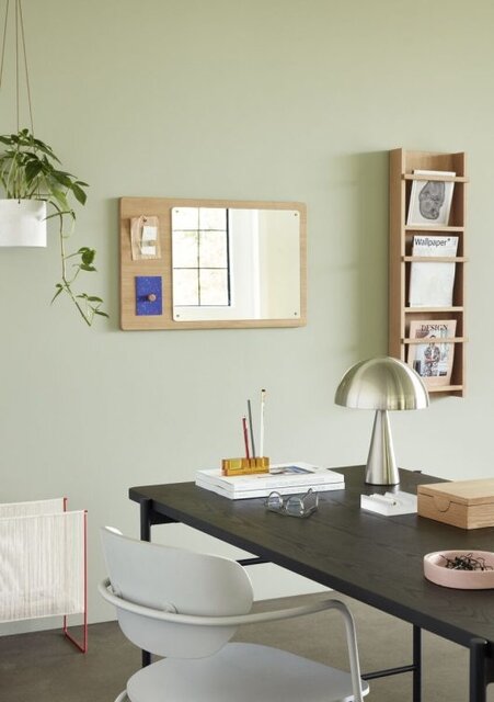 Hubsch Wall mirror with notice board
