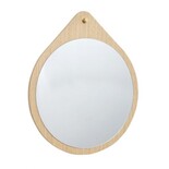 Hubsch Wall mirror around oak - natural