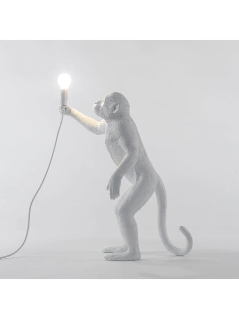 Seletti Monkey lampe stående - hvit Seletti Monkey lampe stående - hvit