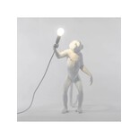 Seletti Monkey lamp standing - white