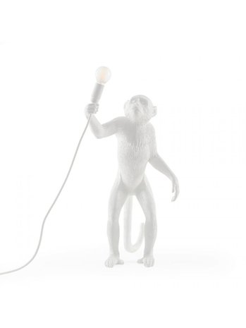Lámpara Seletti Monkey de pie - blanco - LIVING AND CO.