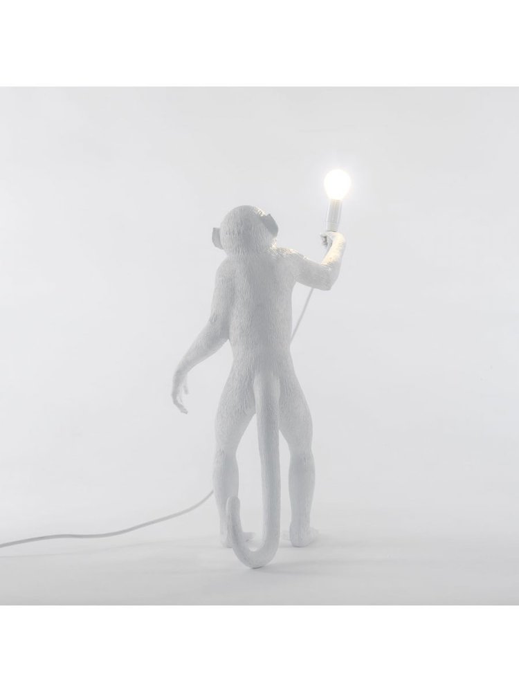 Seletti Affenlampe stehend - weiß