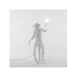 Seletti Monkey lampe stående - hvid