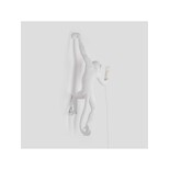 Seletti Affenlampe hängt links - weiß Seletti Affenlampe hängt links - weiß